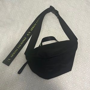 Armani Exchange women’s black Bum Bag
